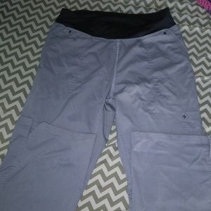 Gray scrub pants